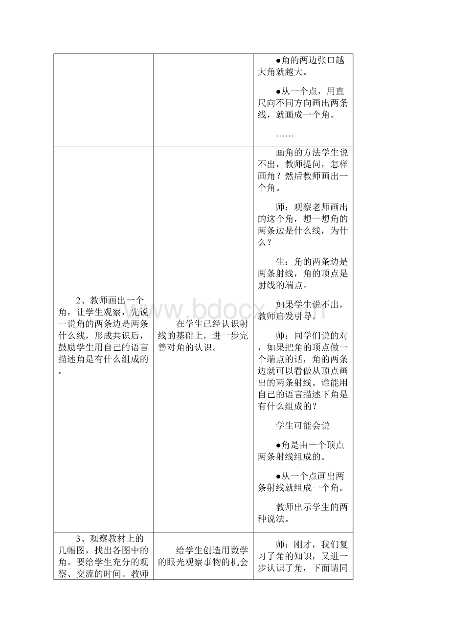 新冀教版小学数学四年级上册《角的认识和度量》教学设计.docx_第2页