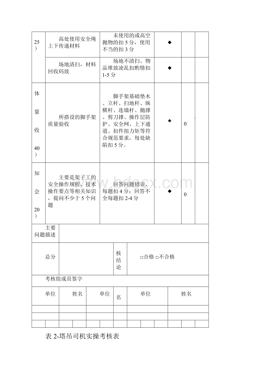 特殊工种实操考试考核标准.docx_第2页