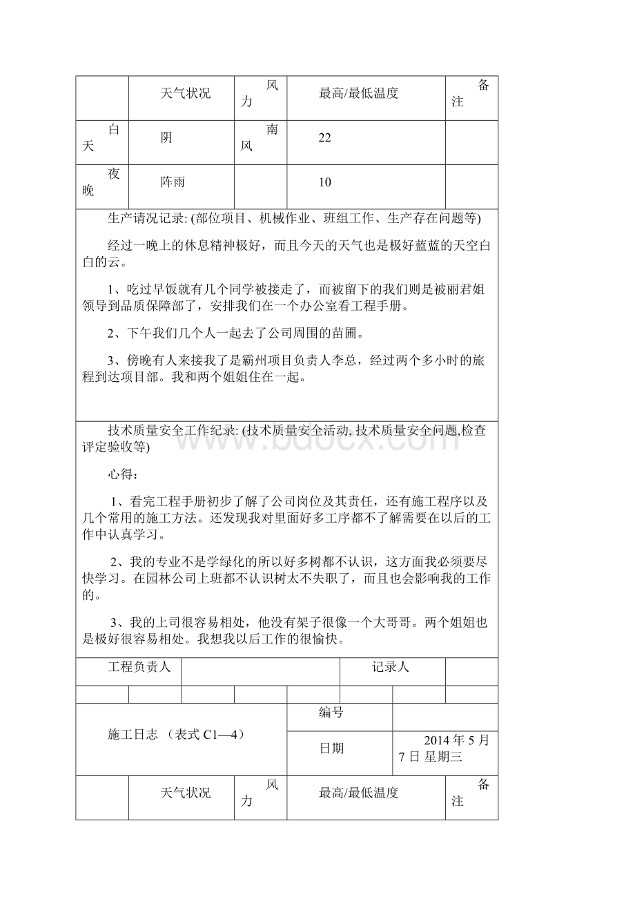 施工日志电子范本.docx_第2页