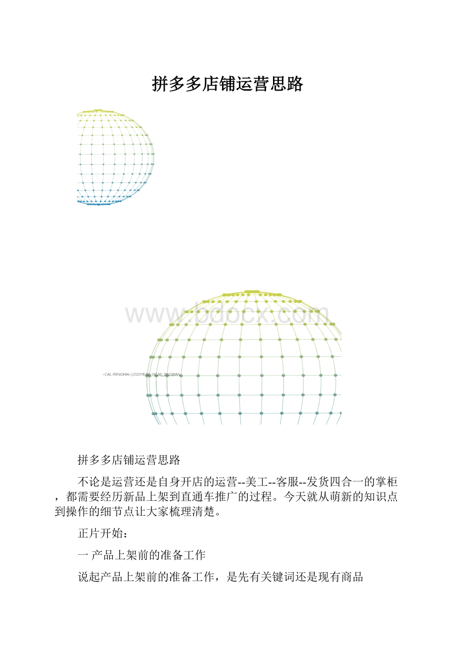 拼多多店铺运营思路.docx_第1页