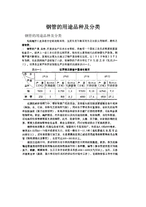 钢管的用途品种及分类.docx