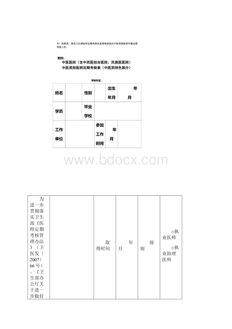 中医医院含中西医结合医院民族医医院中医类别医师定期考核内容.docx_第3页