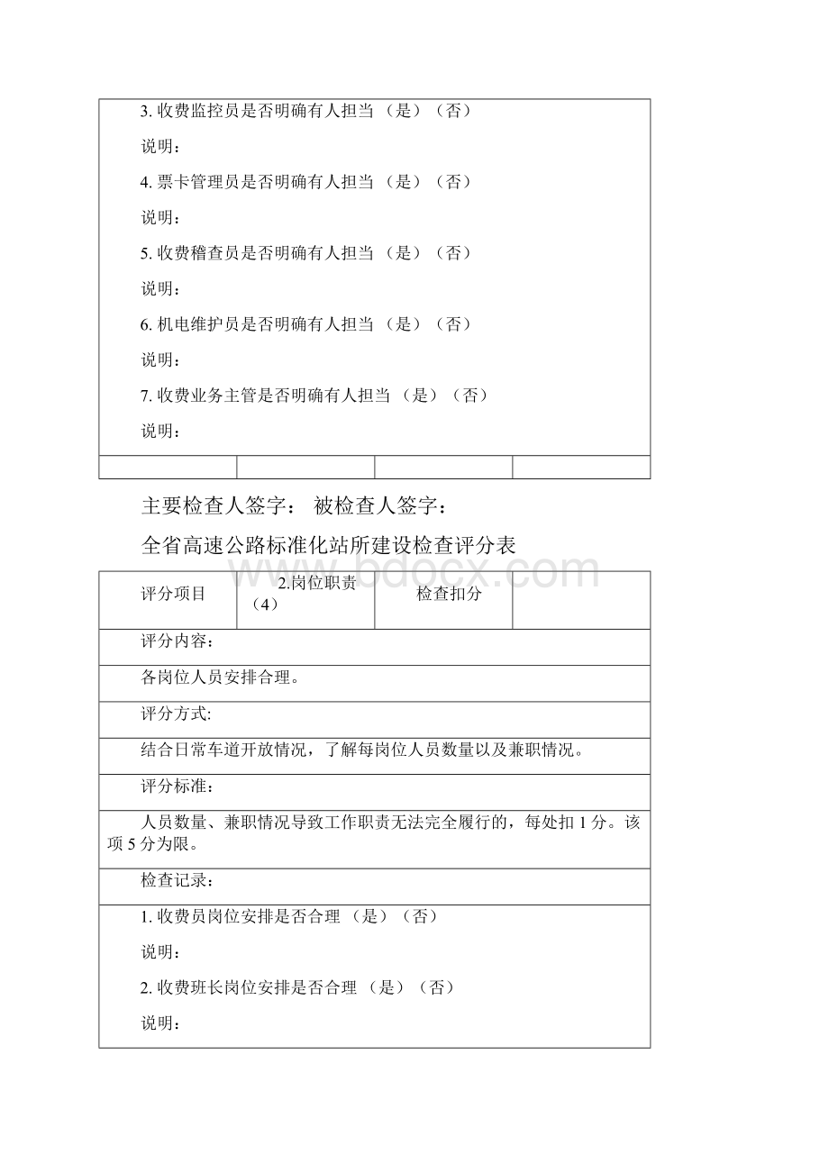 高管局标准化收费站示范站检查表全.docx_第3页