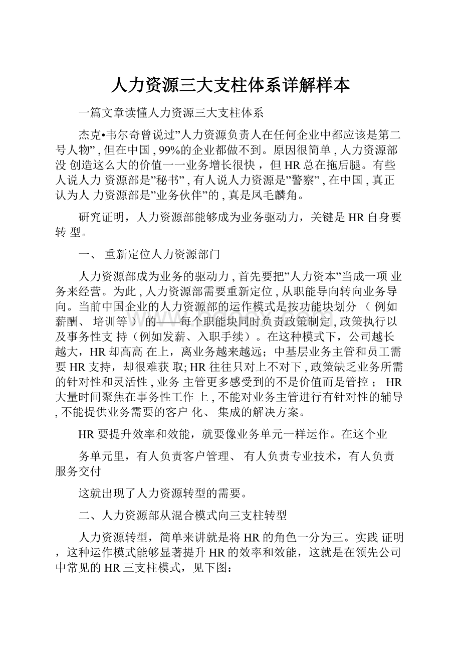 人力资源三大支柱体系详解样本.docx_第1页