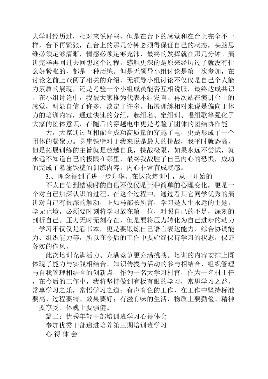 优秀年轻干部培训心得体会.docx_第2页