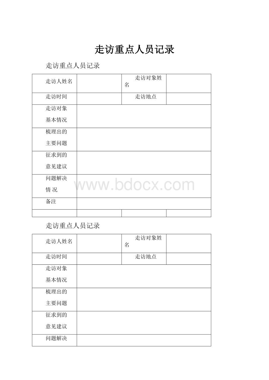 走访重点人员记录.docx_第1页