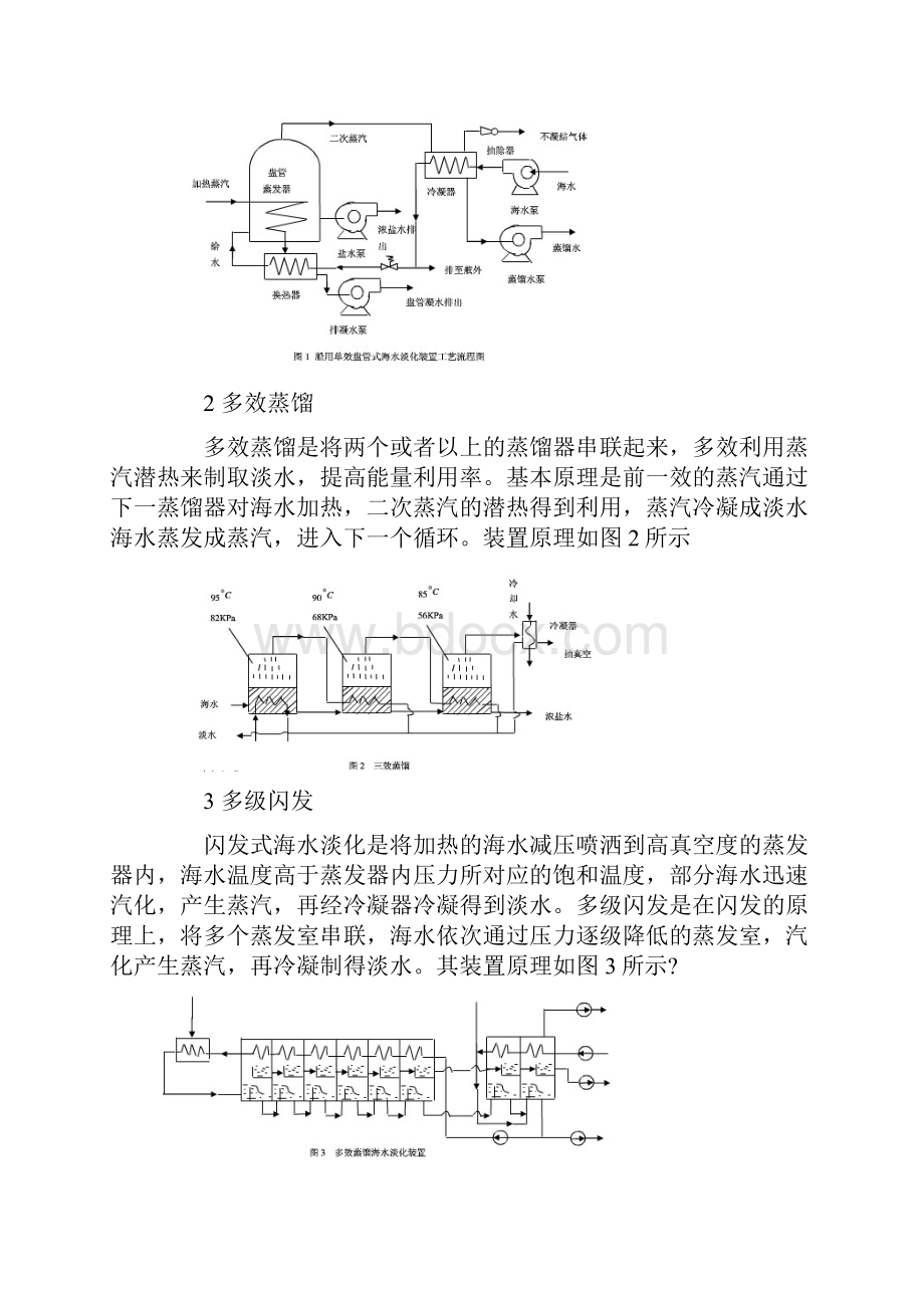 船舶海水淡化设备工作原理及工作参数研究资料下载.docx_第2页