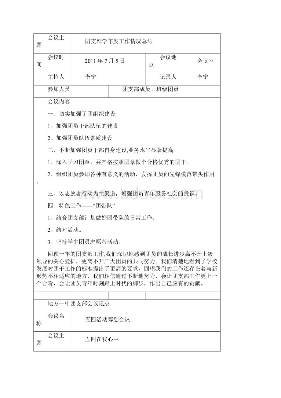 团支部会议记录 2.docx_第3页