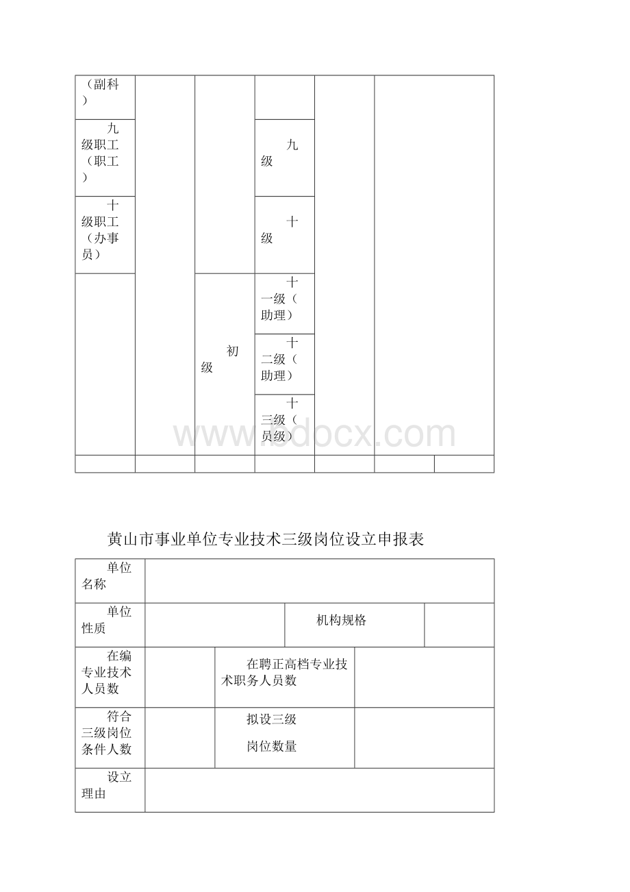 事业单位专业技术等级表样本.docx_第2页