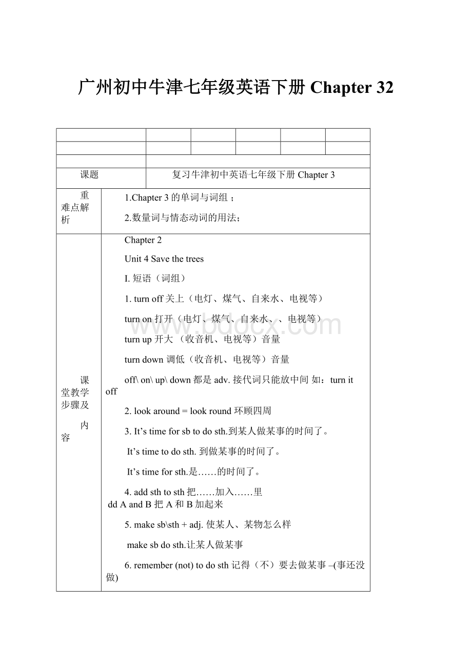 广州初中牛津七年级英语下册 Chapter 32.docx