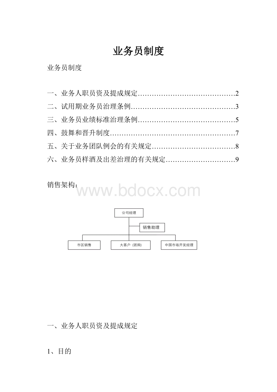 业务员制度.docx