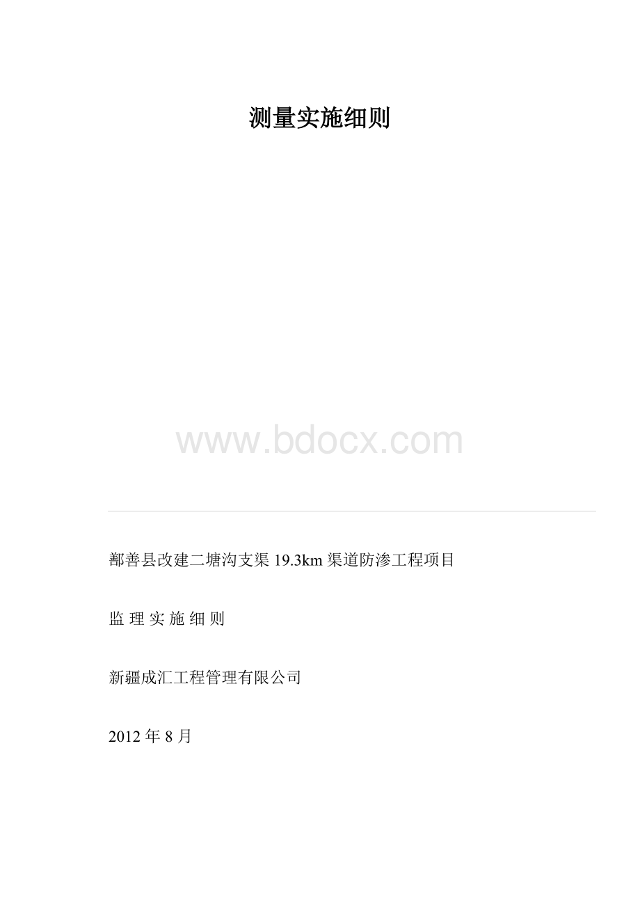 测量实施细则.docx_第1页