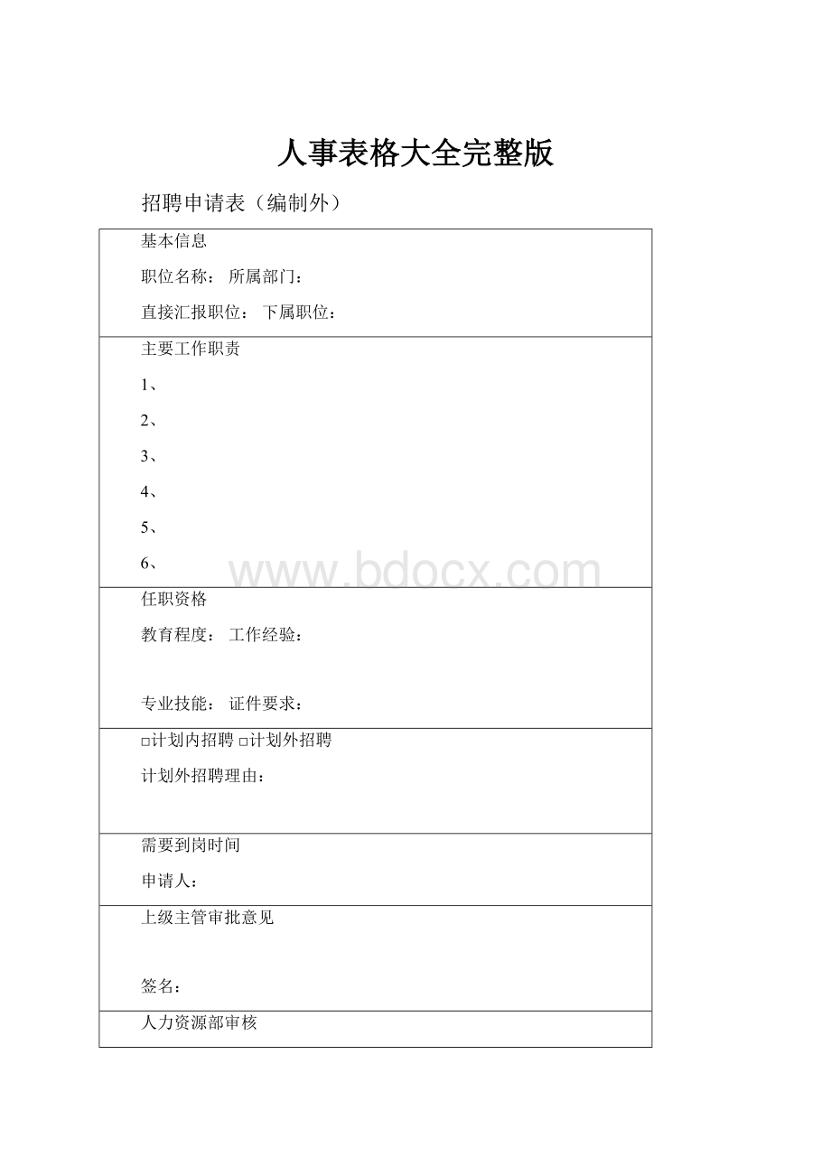 人事表格大全完整版.docx_第1页