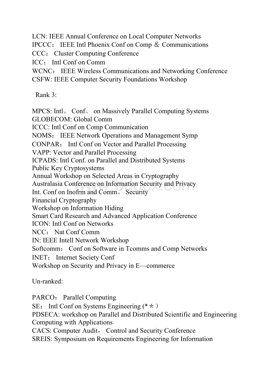 word完整版IEEE会议排名.docx_第2页