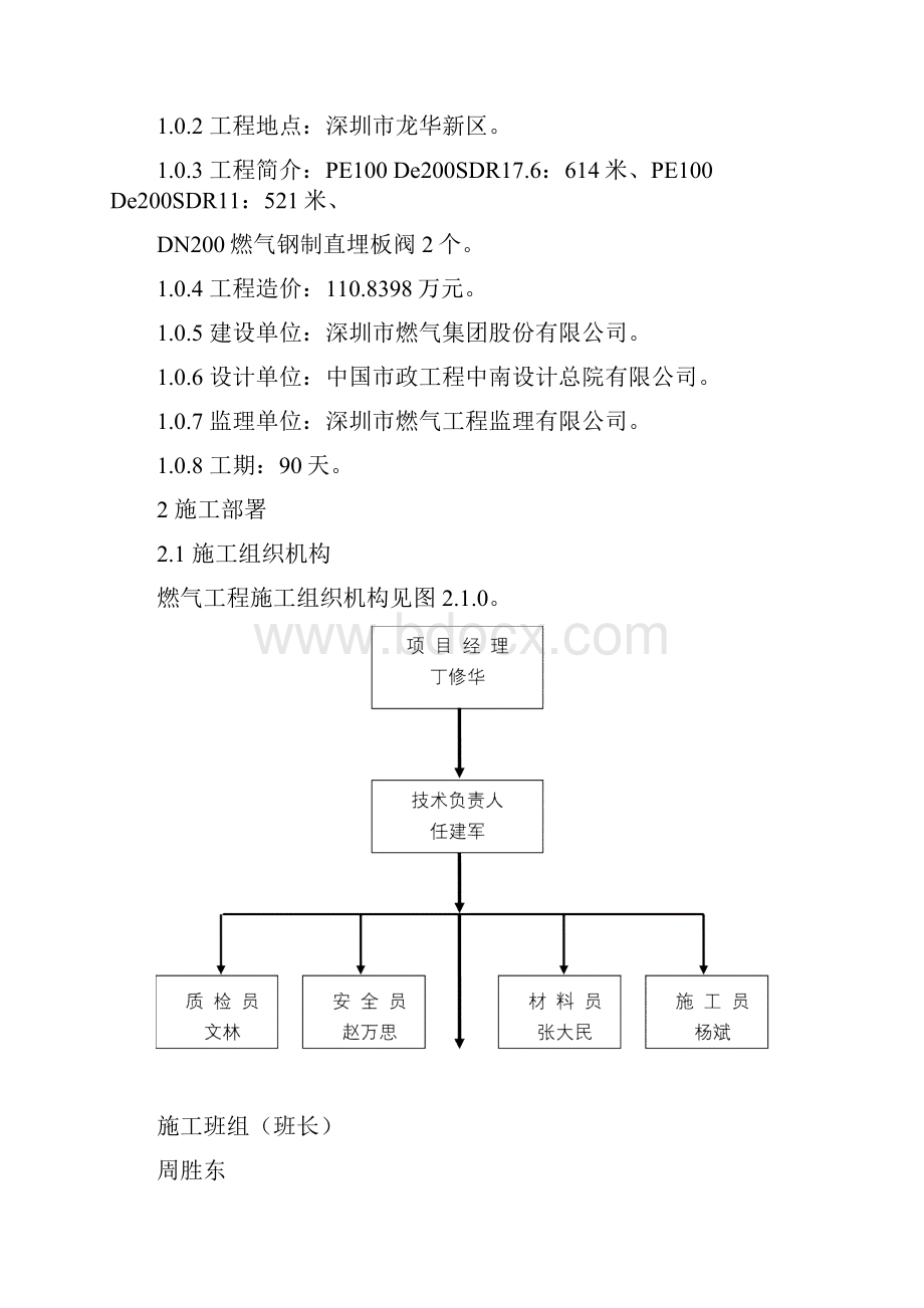 市政燃气管道施工方案.docx_第2页