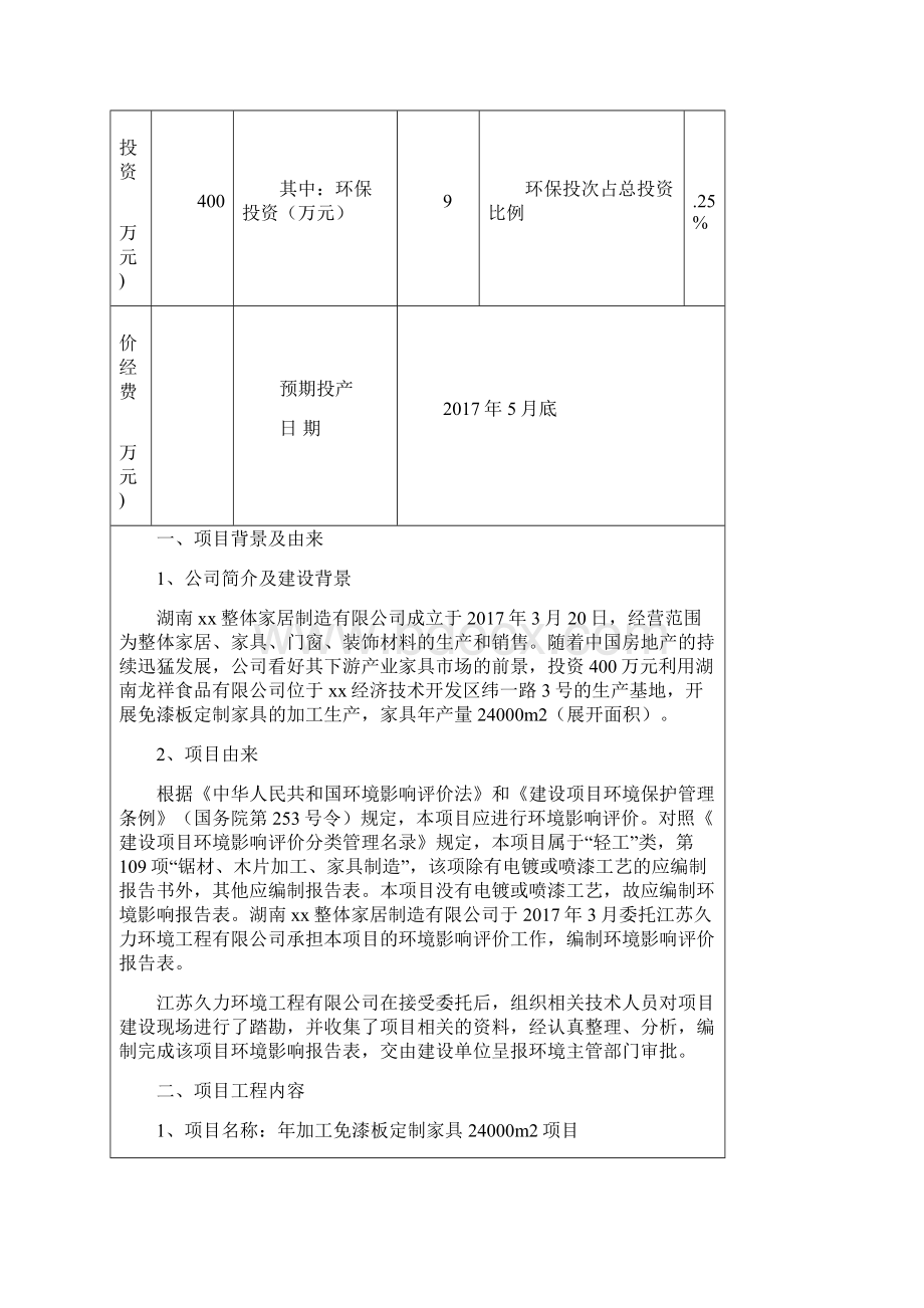 免漆板定制家具生产建设项目可行性研究报告.docx_第3页