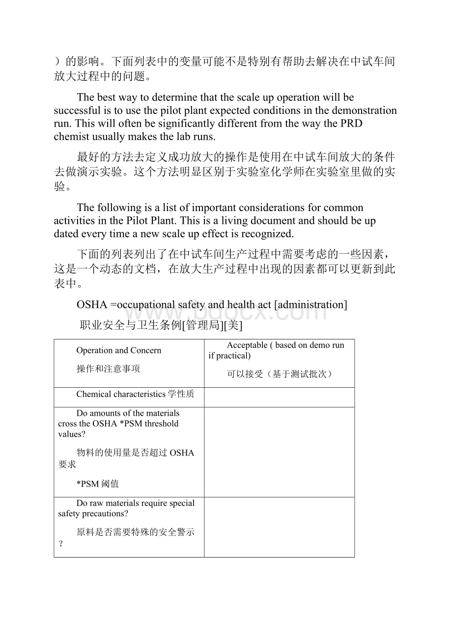 工艺放大过程中需要考虑事项列表processscaleupconsiderationchecklist.docx_第3页