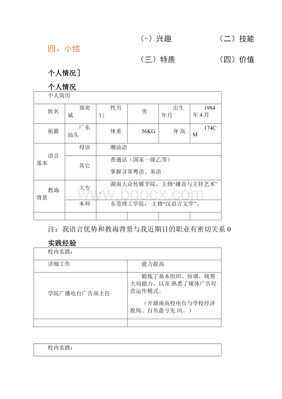 大学生职业生涯综合规划自我评估.docx_第2页