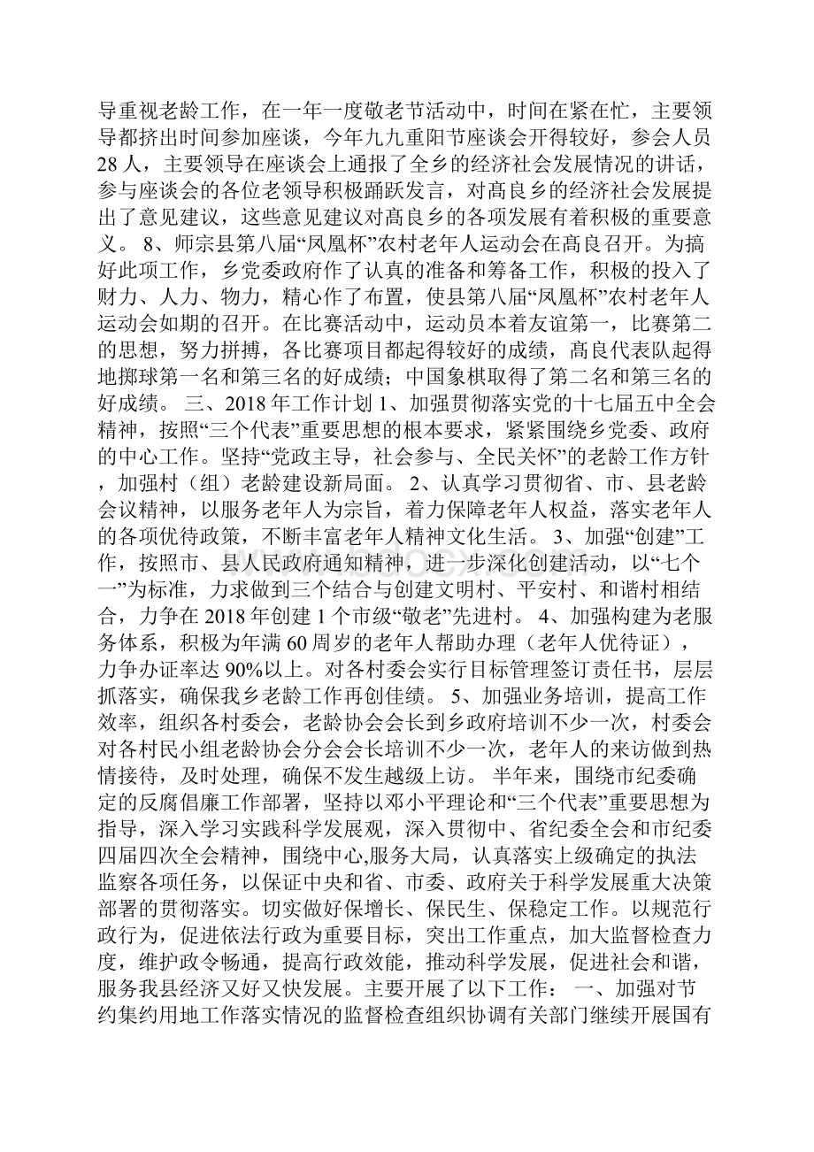 整理乡镇老龄办工作小结.docx_第2页