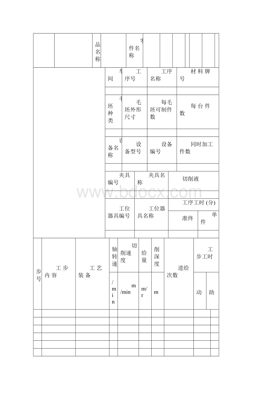 机械加工工序卡片.docx_第3页