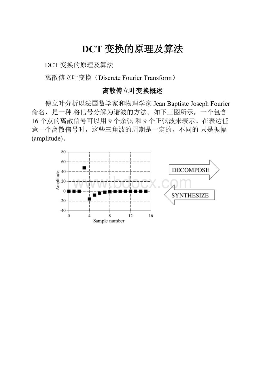 DCT变换的原理及算法.docx_第1页