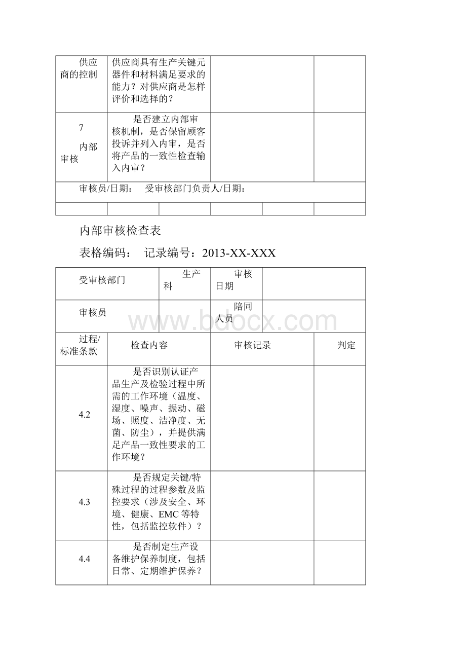 3C强制性认证内审检查表.docx_第2页