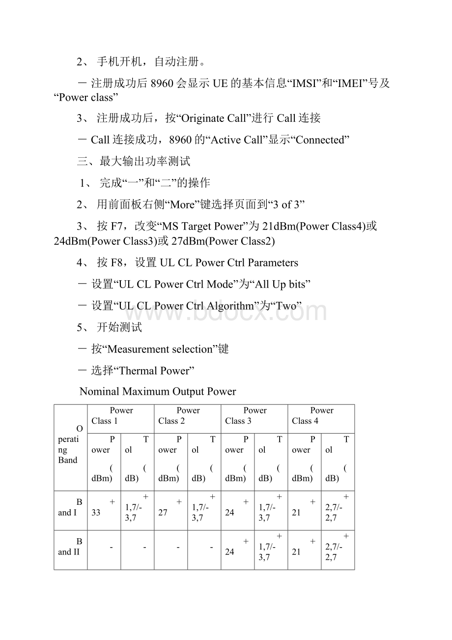 8960WCDMA射频指标基本测试手册.docx_第2页