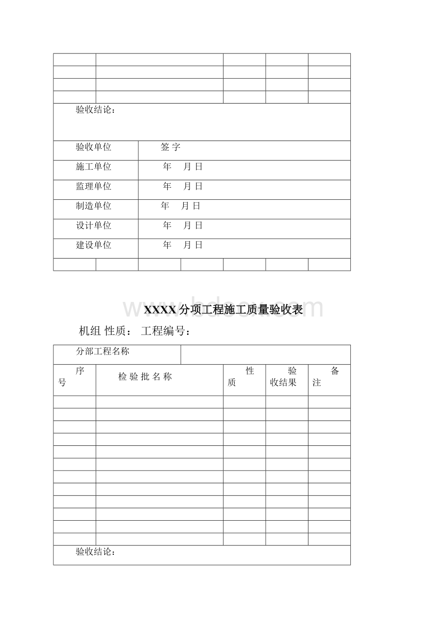 脱硫设备安装单位工程验收表格3.docx_第3页