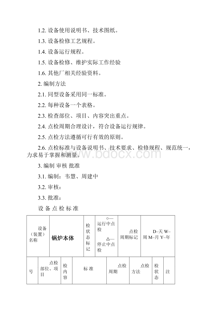 锅炉专业设备点检标准试行版解析.docx_第3页