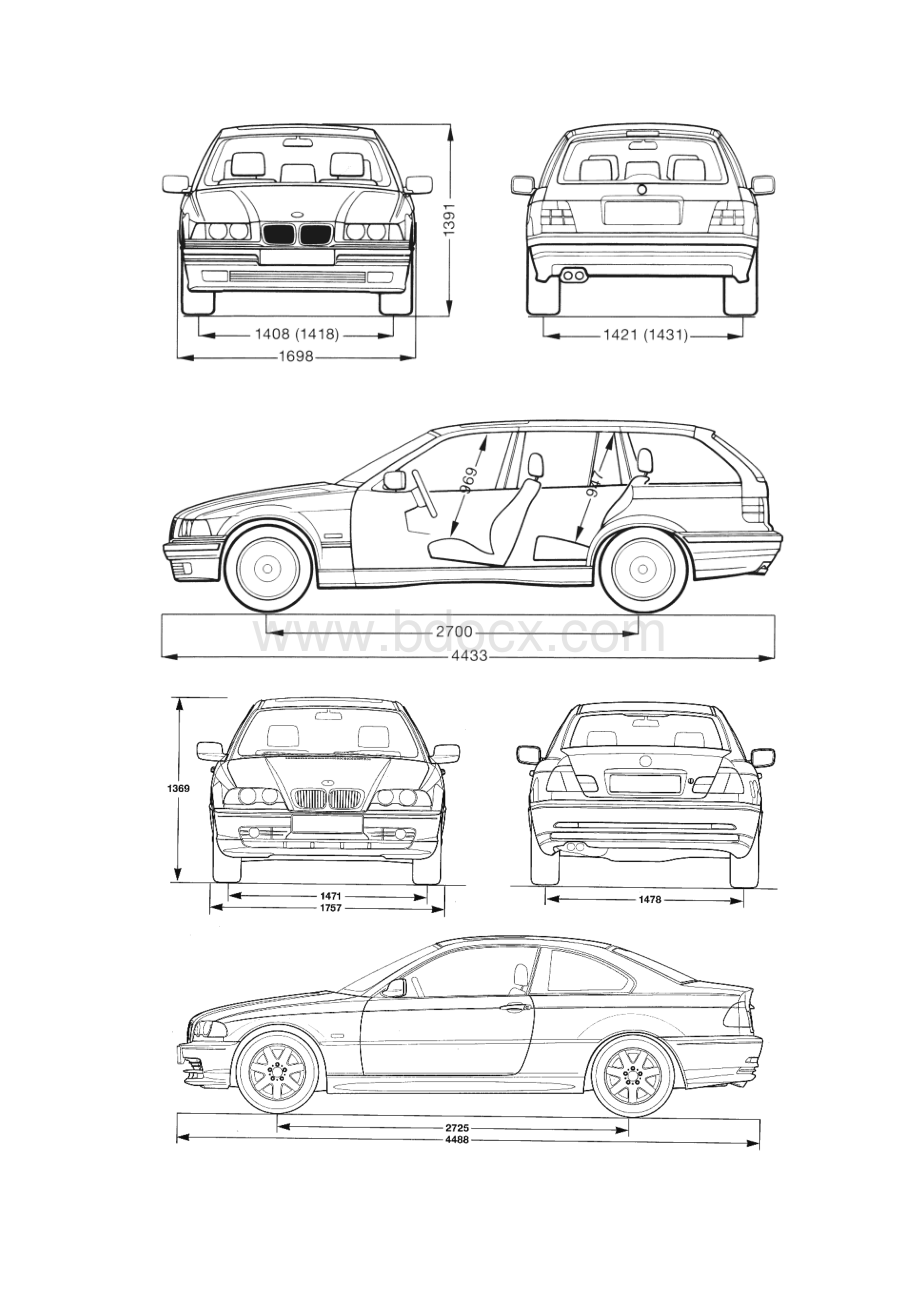 宝马全系三视图.docx_第2页
