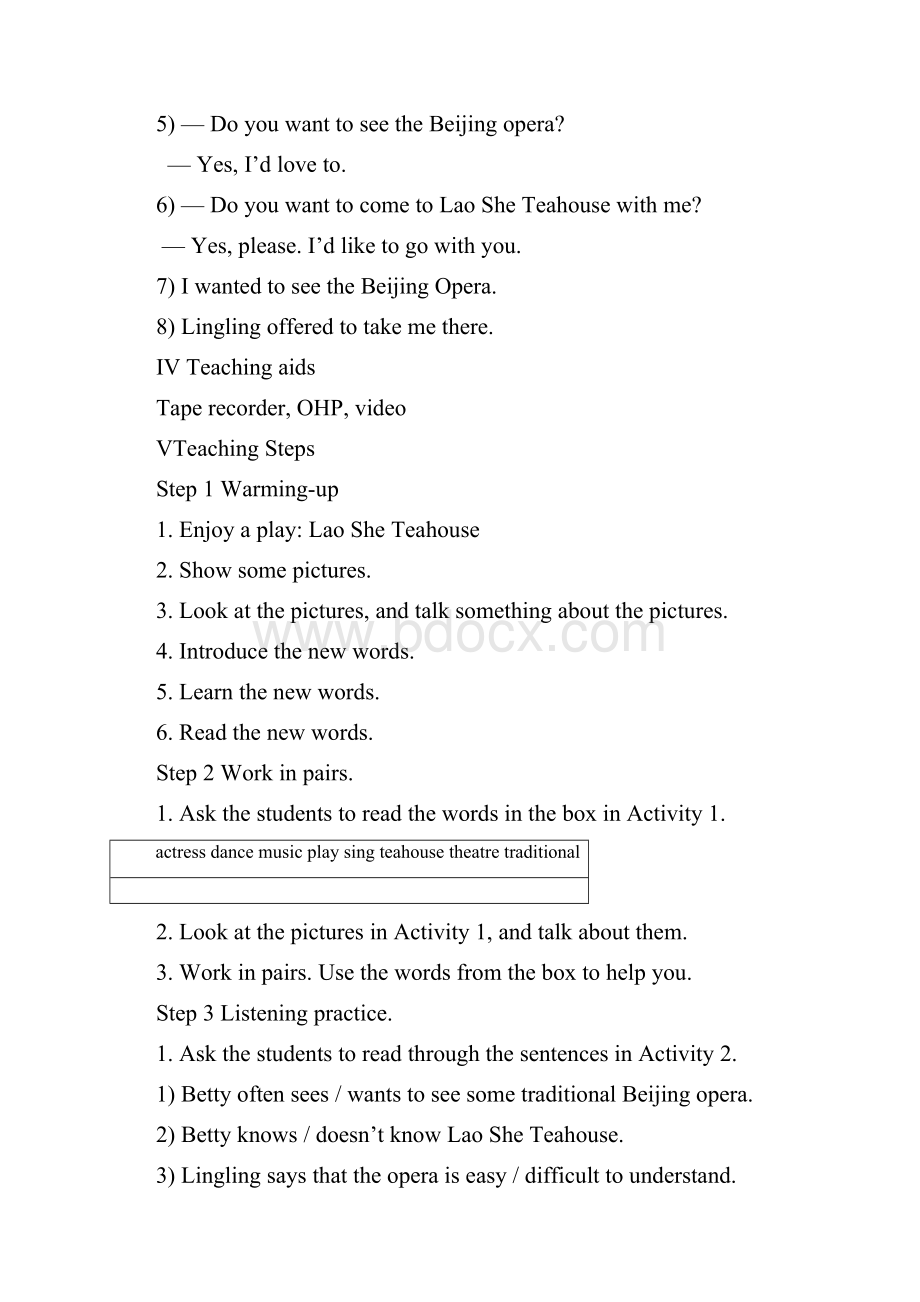 外研版学年八年级英语上册Module 5 单元教案设计.docx_第3页