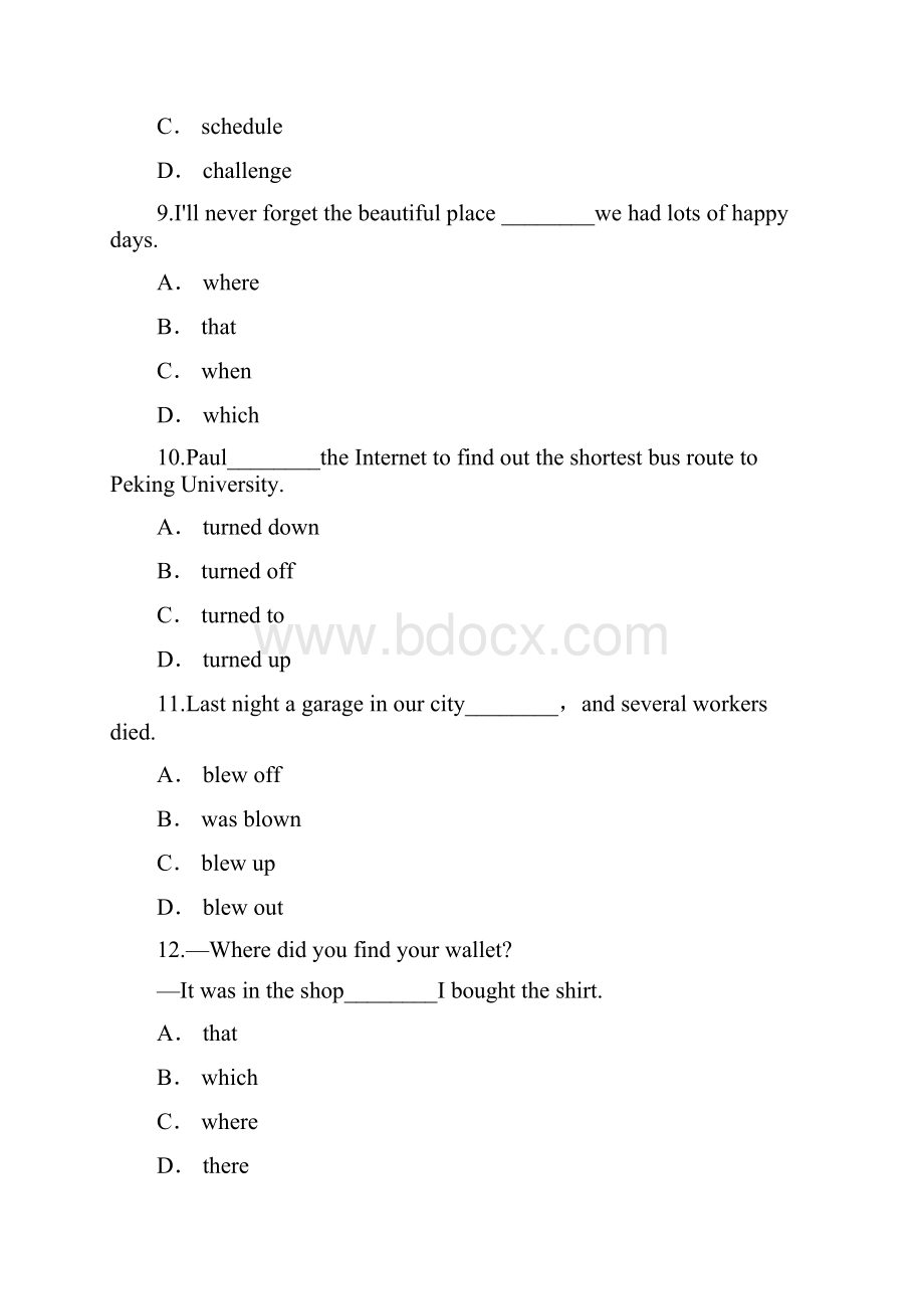 人教版高中英语必修一unit5基础知识点训练试题.docx_第3页