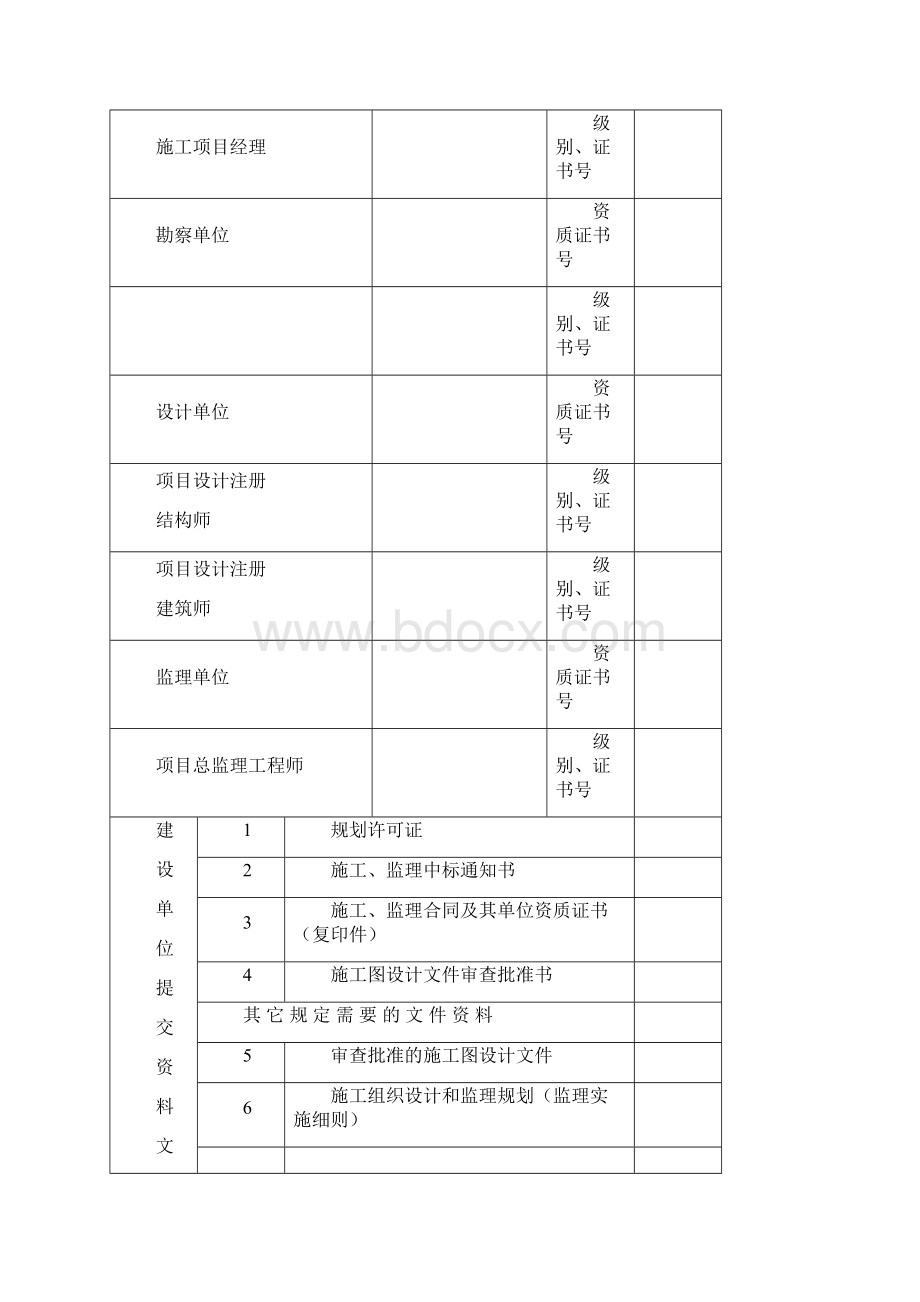 武汉市园林绿化工程质量监督工作程序配套表格及填写说明.docx_第2页