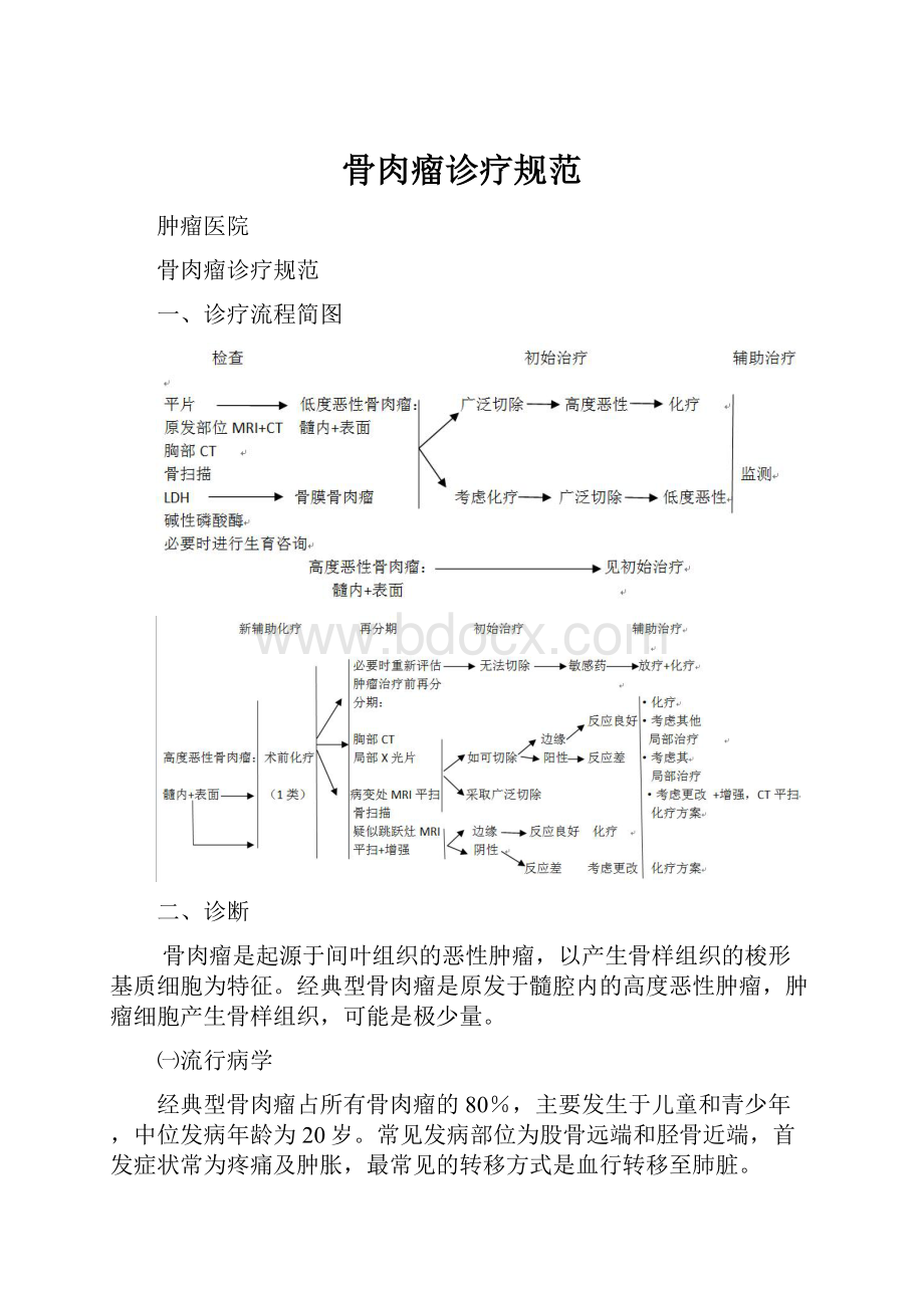 骨肉瘤诊疗规范.docx