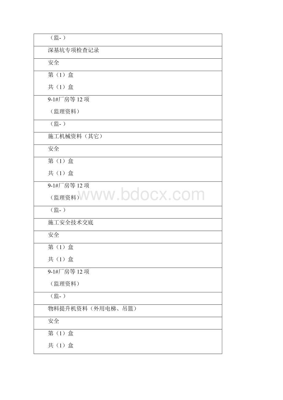 监理资料标签.docx_第2页