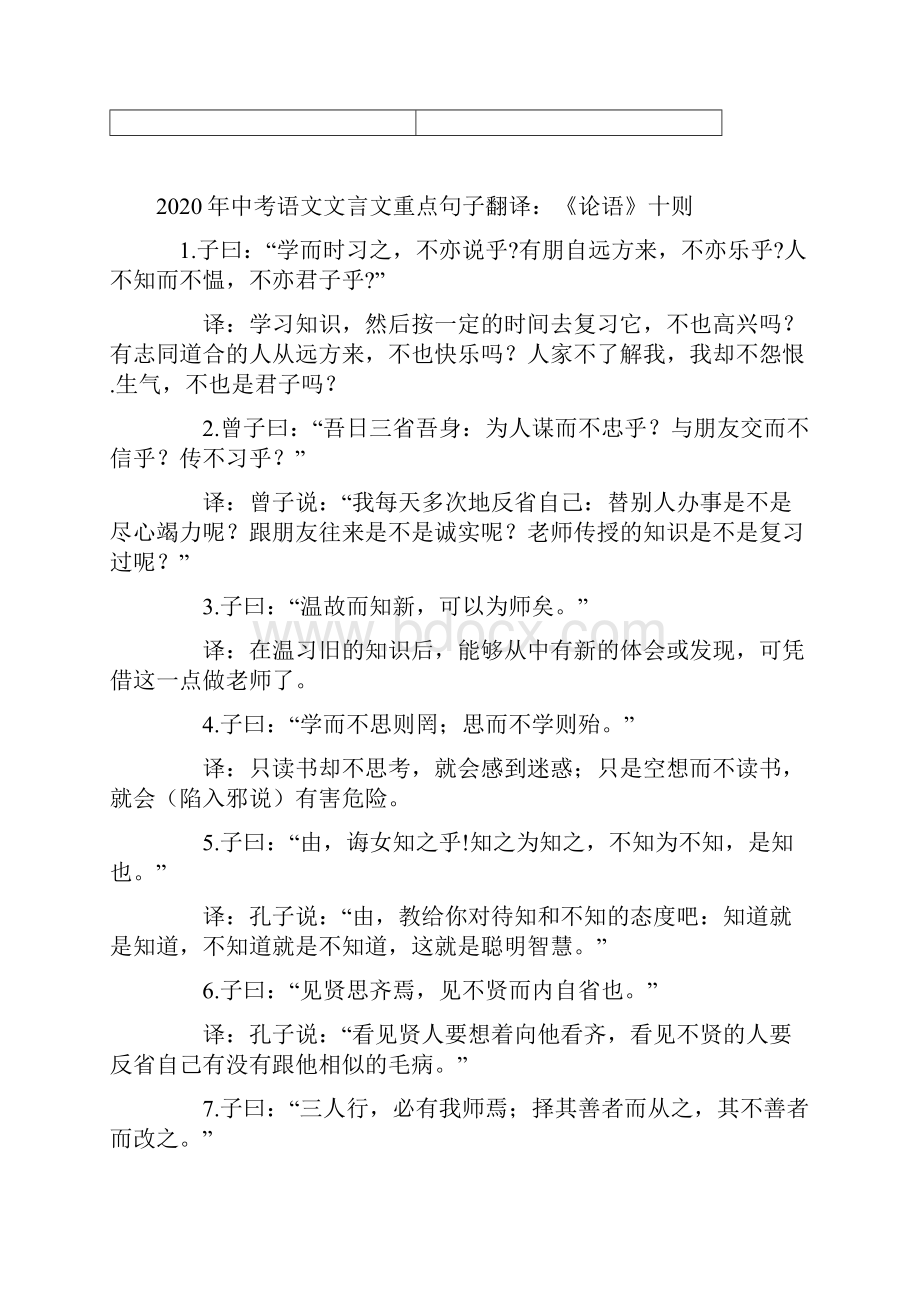 中考语文文言文重点句子翻译.docx_第2页