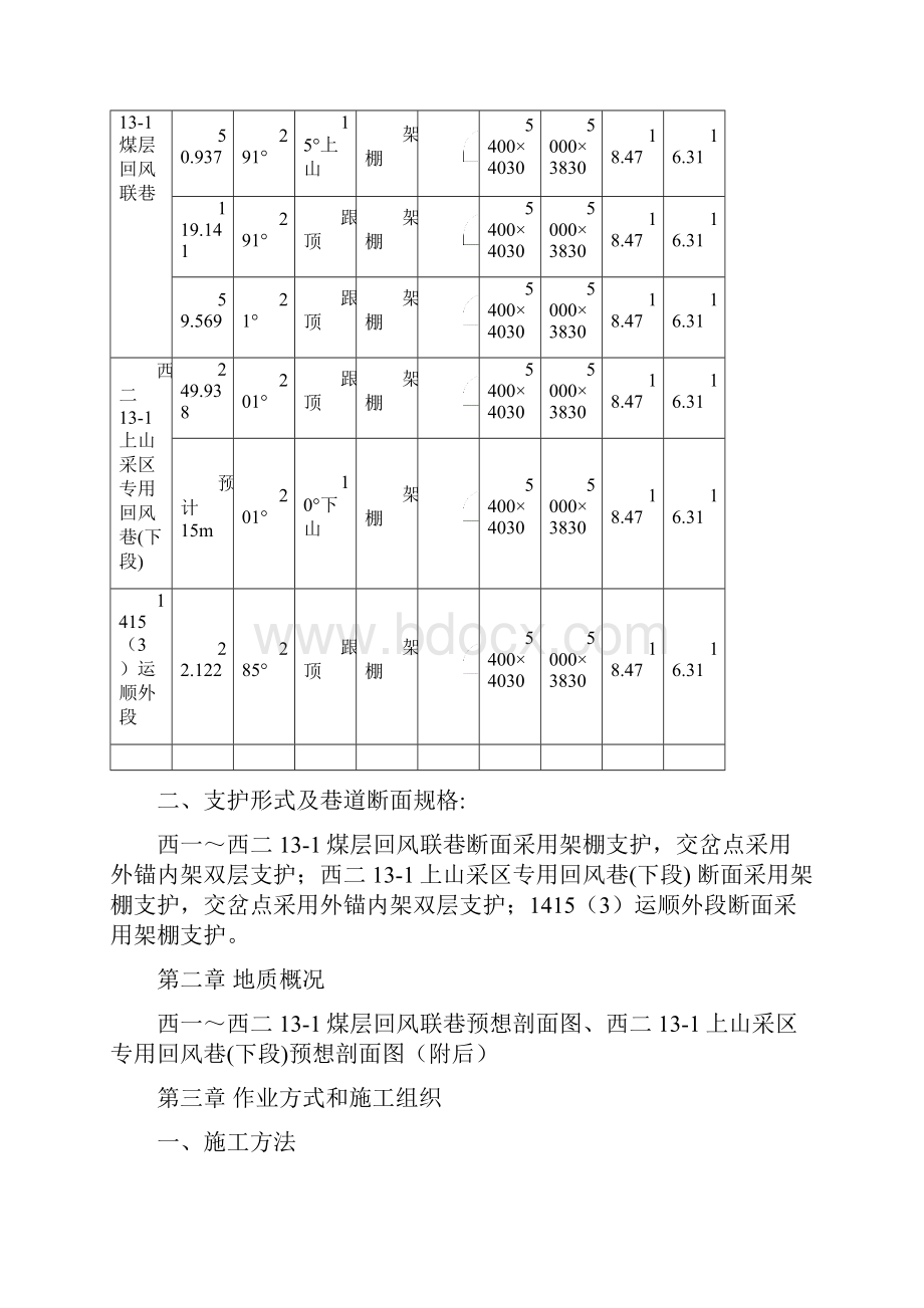 西一西二131上山采区专用回风巷掘进作业规程.docx_第2页