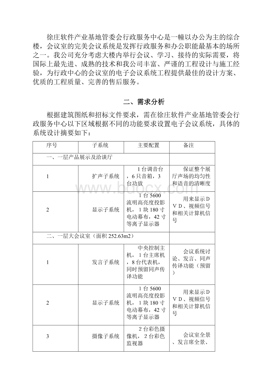 最新多功能会议系统设计方案.docx_第2页