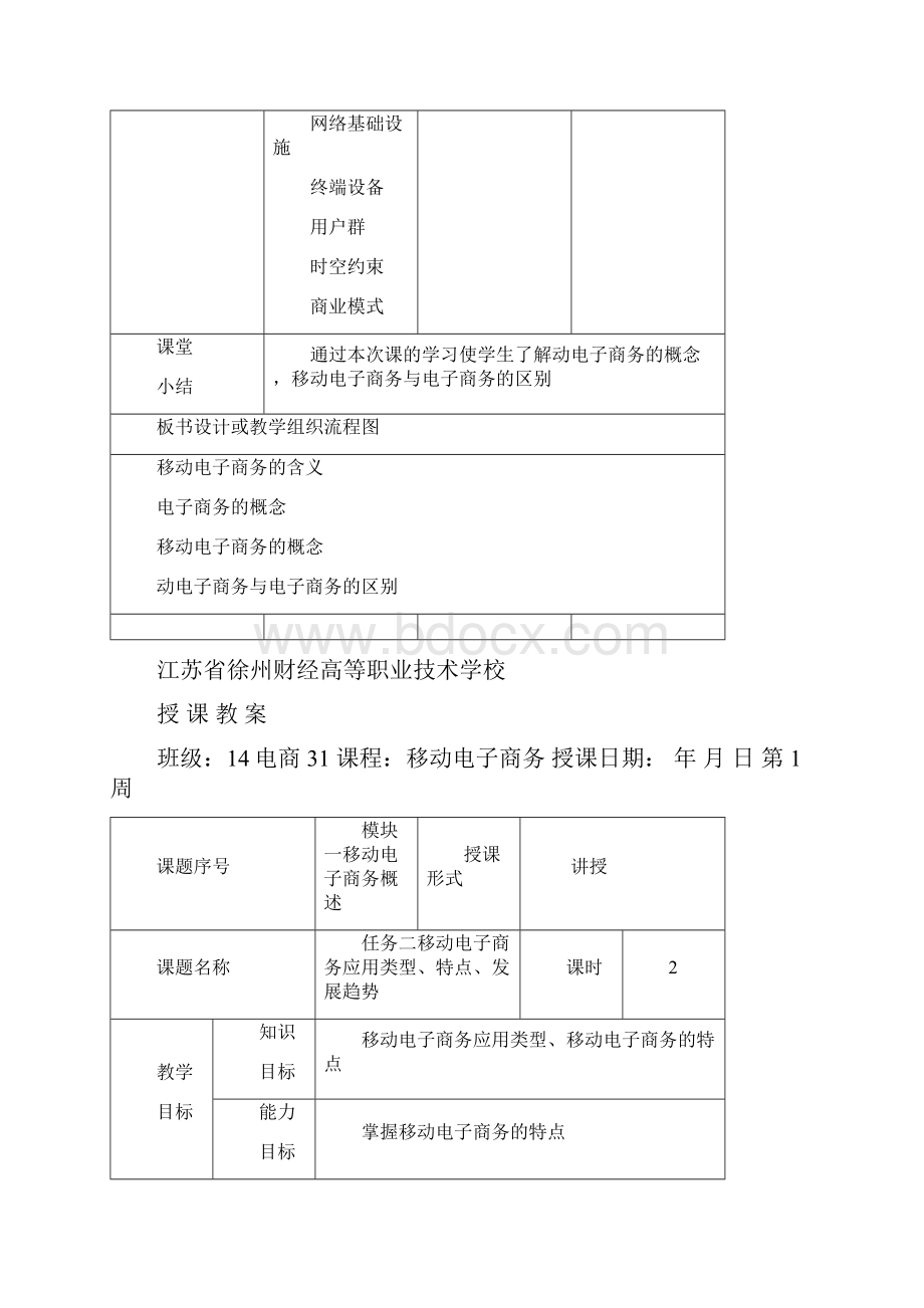 移动电子商务教案设计.docx_第3页