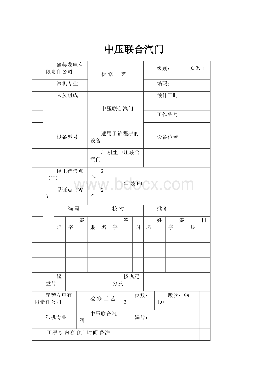 中压联合汽门.docx