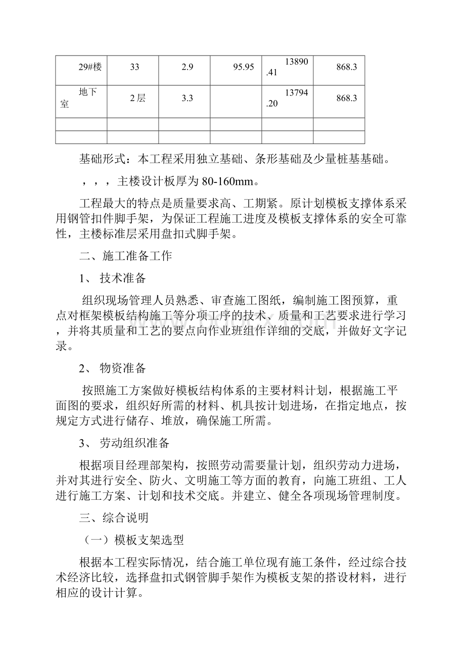 模板工程施工综合方案盘扣式脚手架样本.docx_第2页