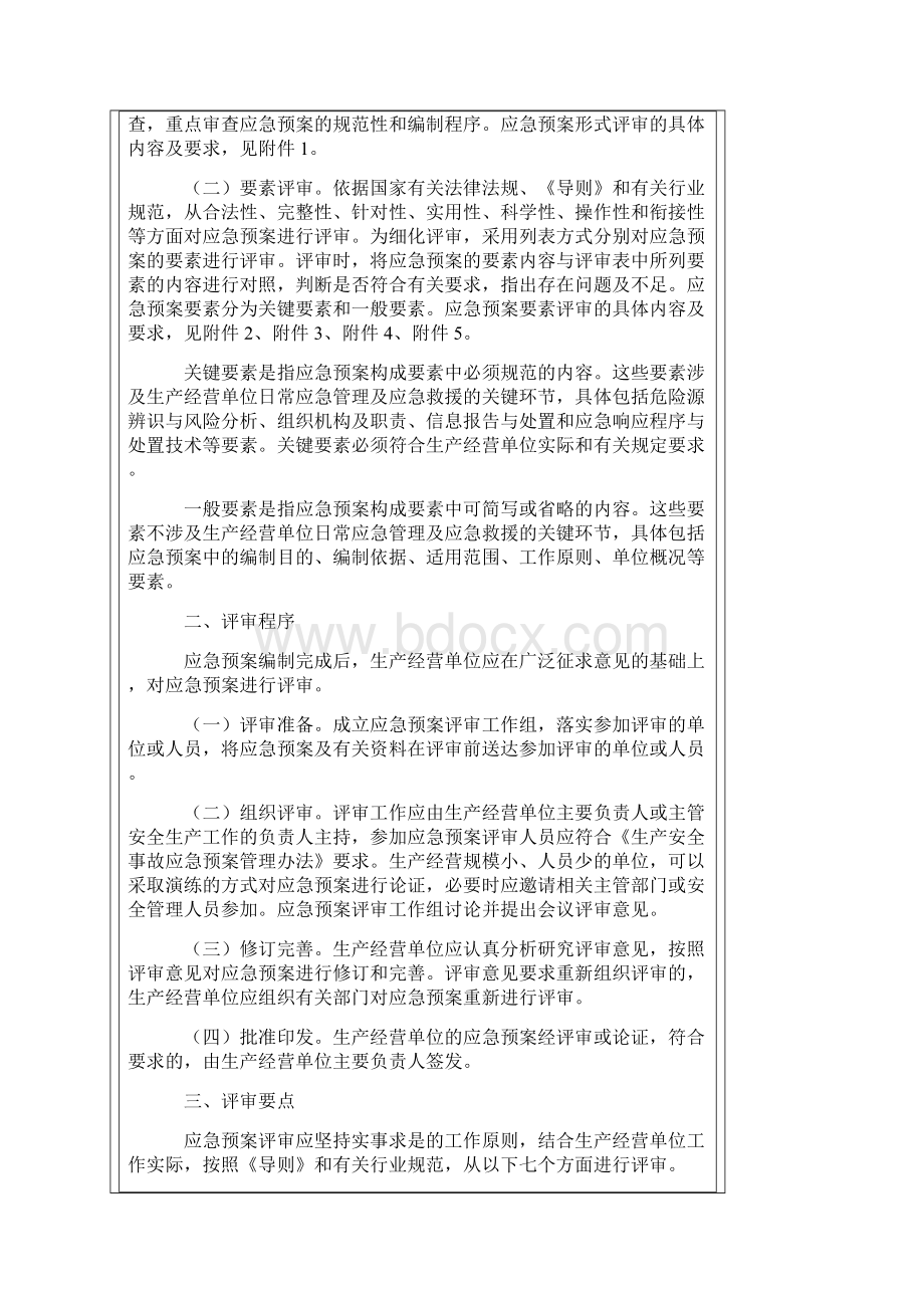 生产经营单位生产安全事故应急预案评审指南试行.docx_第2页