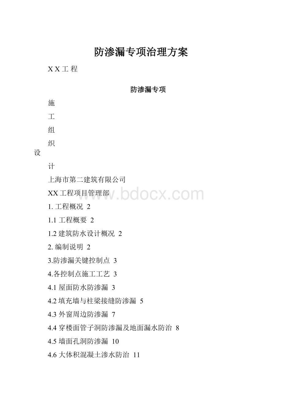 防渗漏专项治理方案.docx_第1页