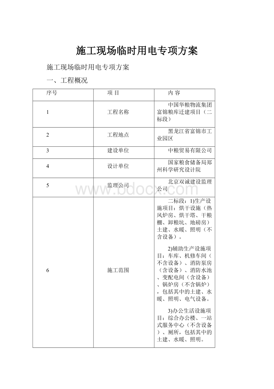 施工现场临时用电专项方案.docx_第1页