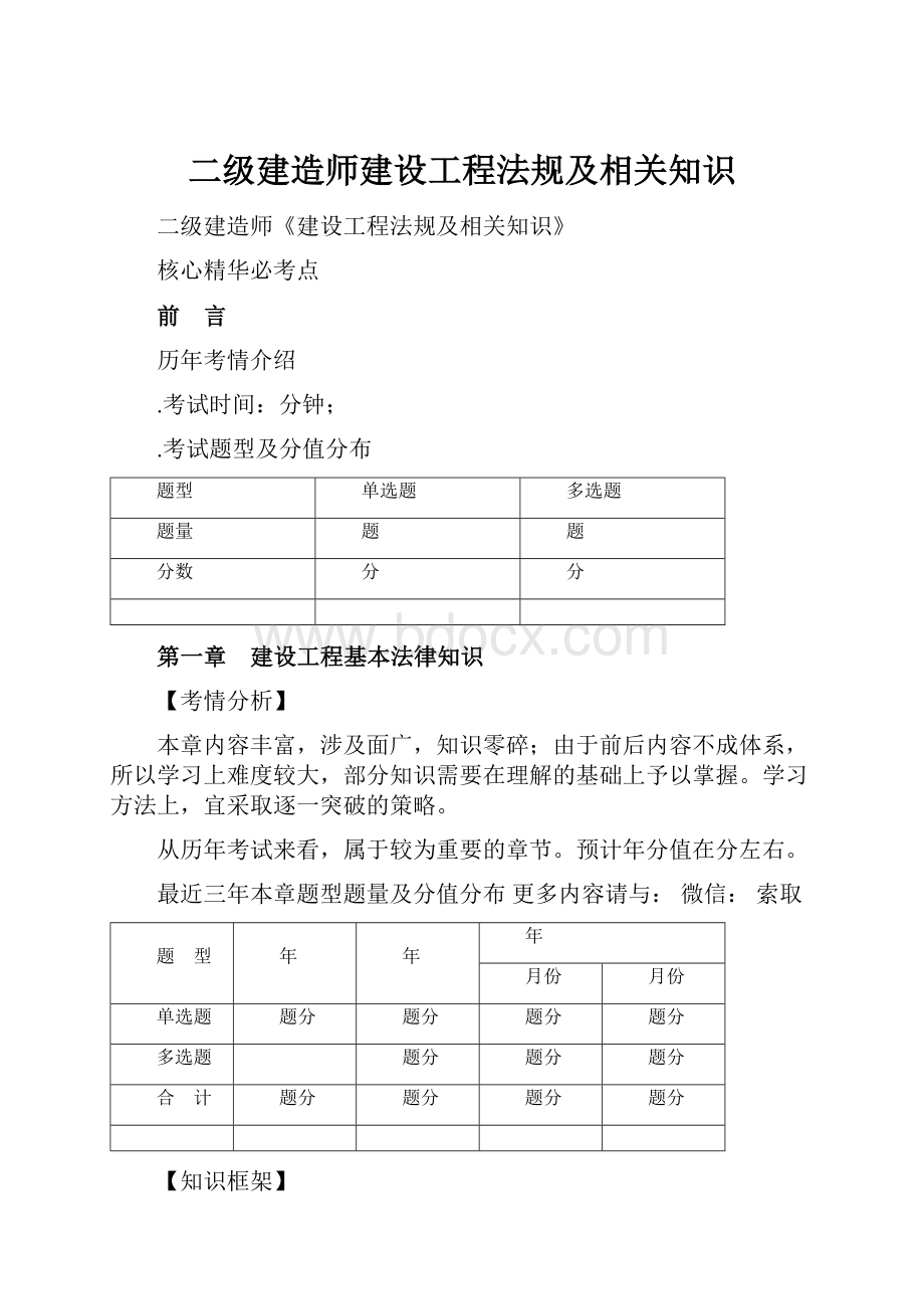 二级建造师建设工程法规及相关知识.docx