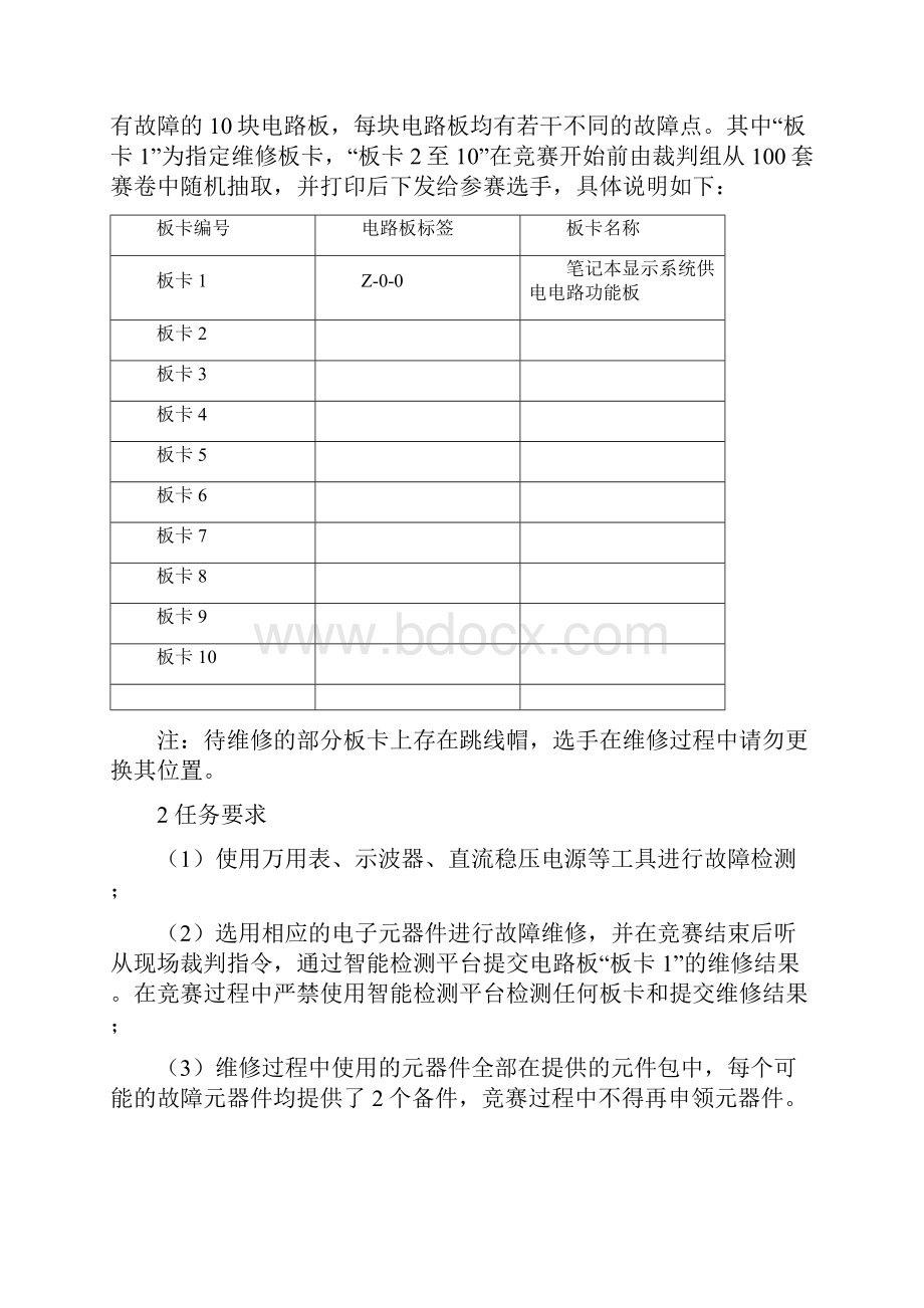 全国职业院校技能大赛中职组计算机检测维修与数据恢复项目竞赛赛卷.docx_第3页