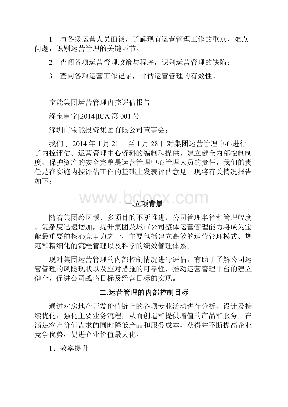 宝能集团运营管理内控评估报告0314.docx_第3页