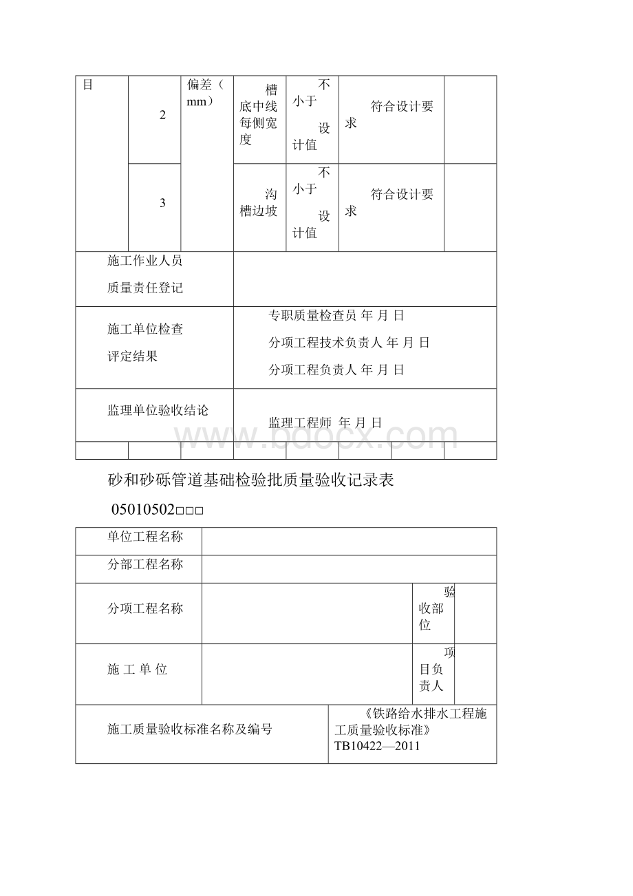 铁路给排水工程施工质量验收标准检验批版.docx_第2页