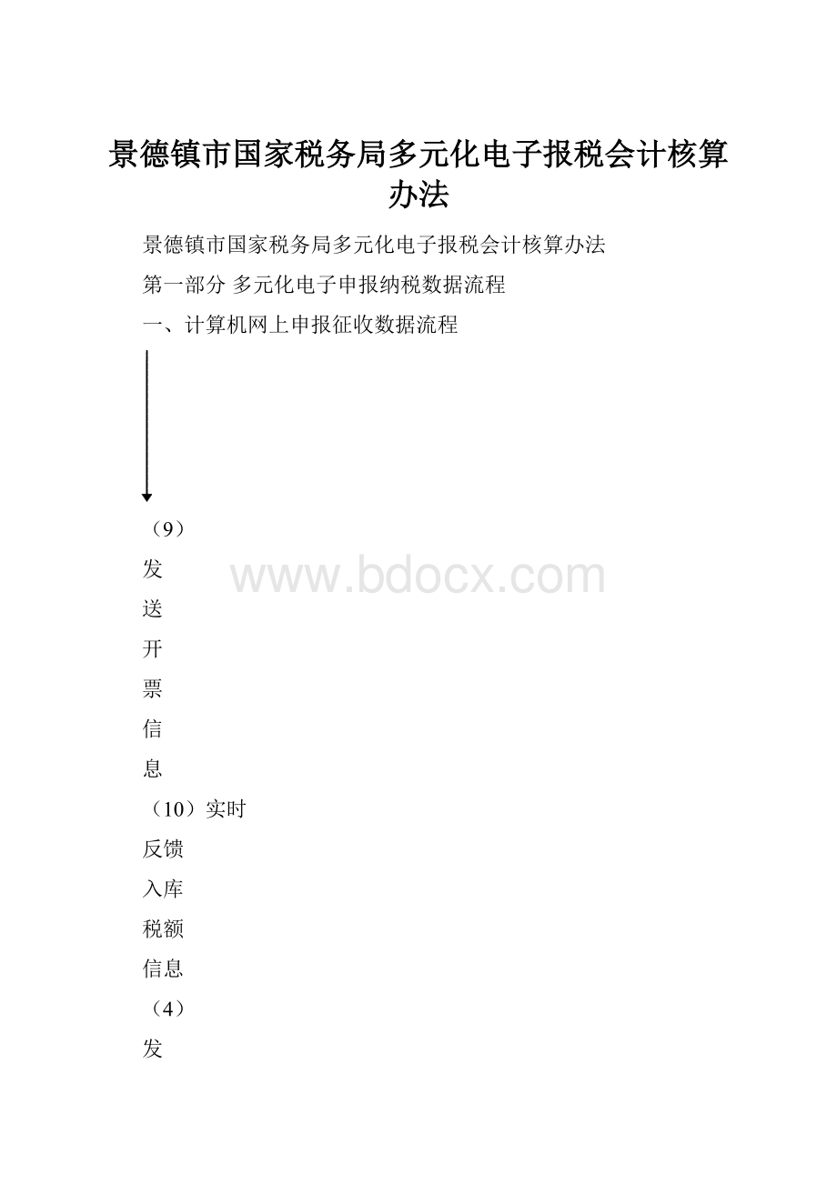 景德镇市国家税务局多元化电子报税会计核算办法.docx