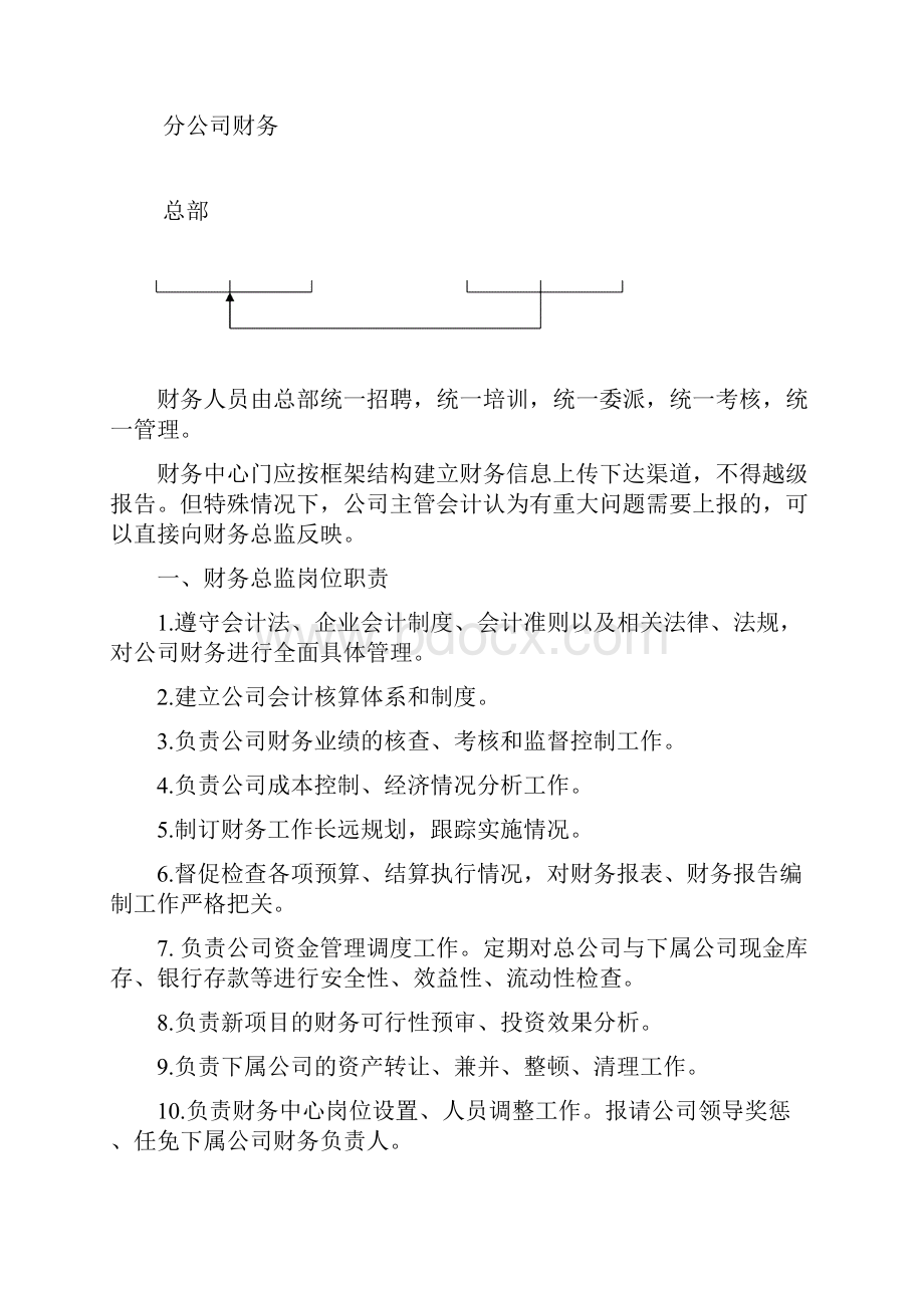 财务总监岗位设置及工作手册.docx_第2页